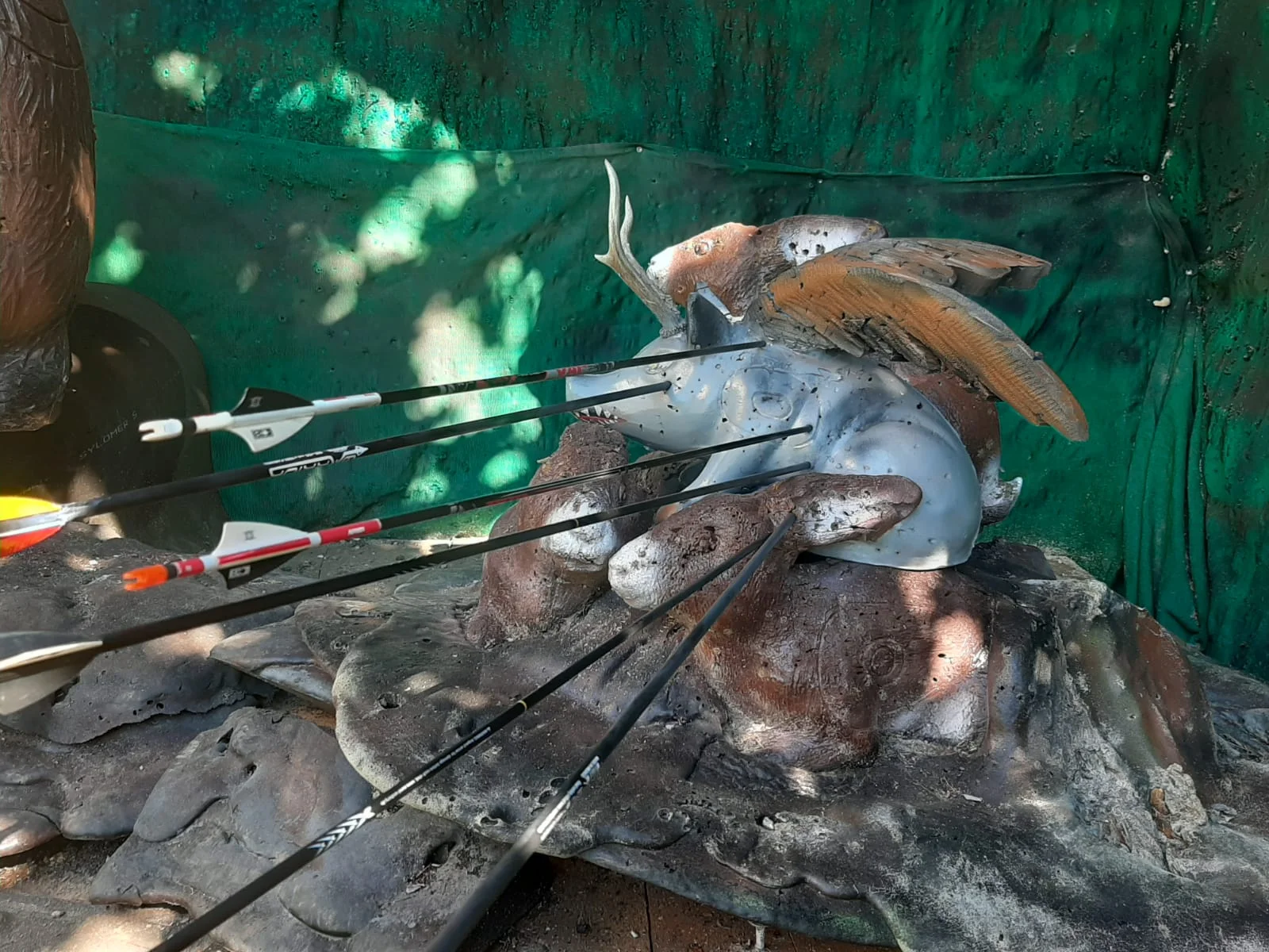 3D-Zielfigur am Parcours